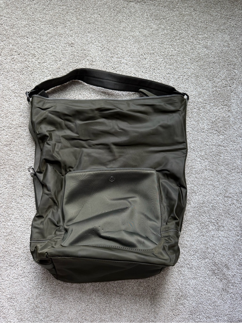lululemon athletica Olive Green Shoulder Tote